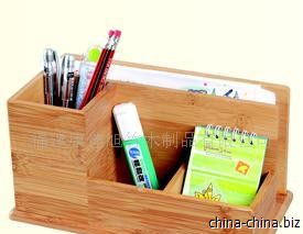 竹木办公文具收纳盒 实用与工艺的结合